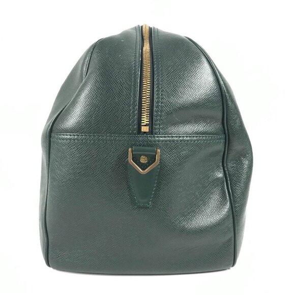 LOUIS VUITTON Taiga Kendal PM Travel Bag Duffle Bag Leather Epithea Green - Picture 3 of 15